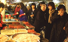 韓国市場と食の旅